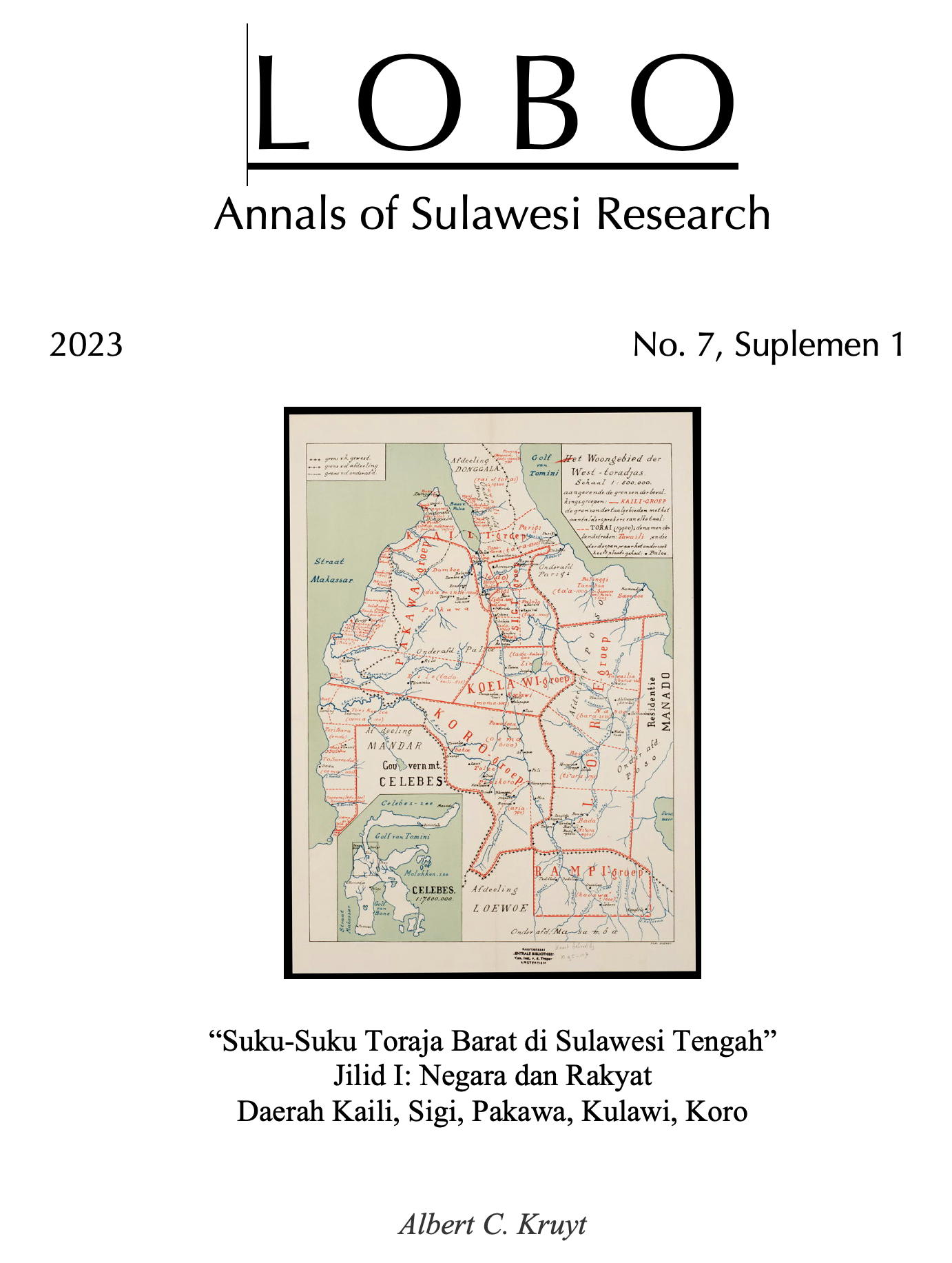 					View Vol. 7 No. S1 (2023): Suku-suku Toraja Barat
				
