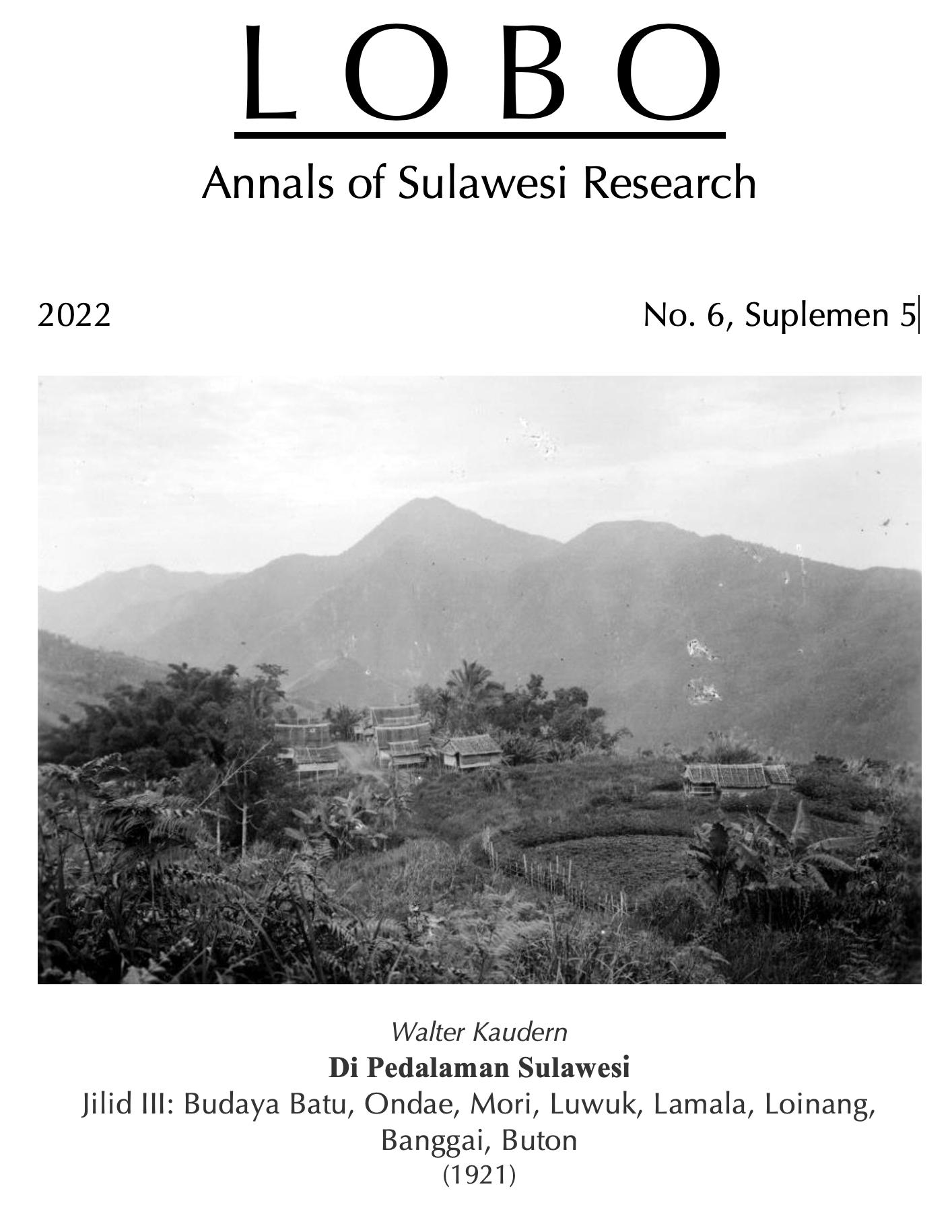 					View Vol. 6 No. S5 (2022): Di Pedalaman Sulawesi
				